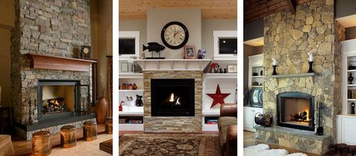 Оформлення камінів: фото варіанти і способи