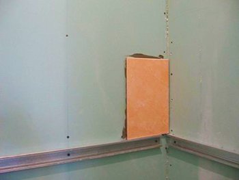 Укладання плитки на гіпсокартон у ванній своїми руками