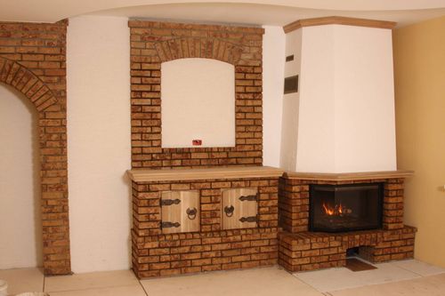 Проекти камінів з цегли на фото безкоштовно