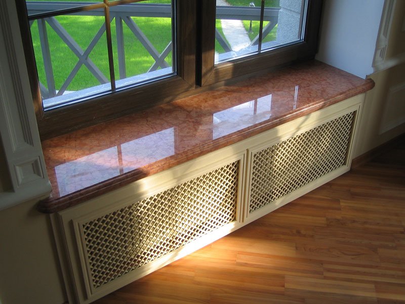 Підвіконня з мармуру   благородний елемент інтерєру