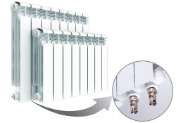 Підключення радіаторів опалення з нижньою підводкою