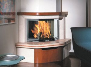 Ідеї вибору скляних дверей для каміна: фото