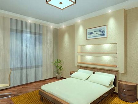 Як розташувати світильники на натяжній стелі: схеми і варіанти