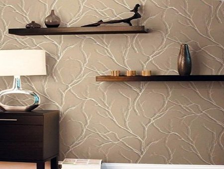 Шпалери для спальні комбіновані: варіанти дизайну