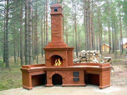 Піч для казана своїми руками з цегли, труби і дисків