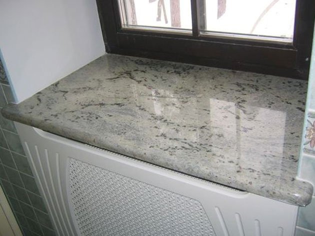 Підвіконня з мармуру   благородний елемент інтерєру