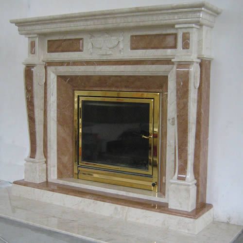 Портал для каміну з штучного мармуру: фото в інтерєр Портал для каміну з штучного мармуру: фото в інтерєр
