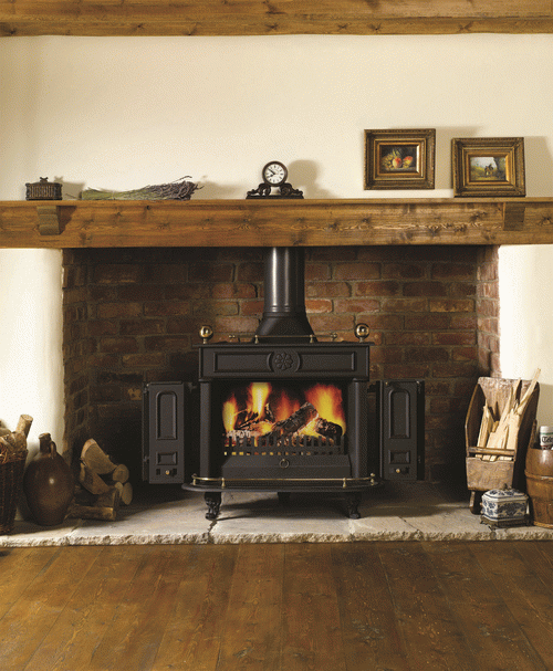 Камін в каркасному будинку: відео своїми руками, фото