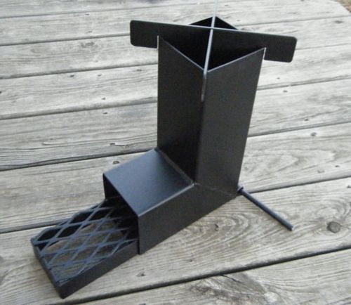 Піч Робінзон ракетна похідна: реактивна за кресленнями своїми руками