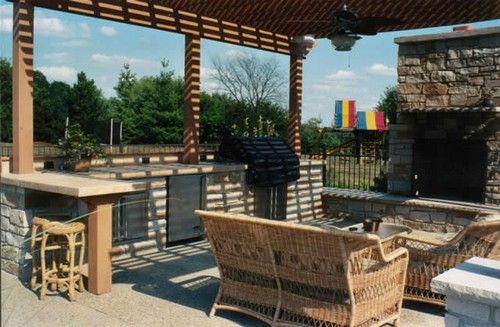 Проекти альтанок з камінами і мангалами, фото