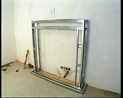 Як зробити декоративний камін з гіпсокартону: відео своїми руками, фото