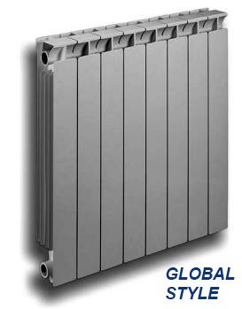 Біметалічні радіатори Global Style Plus 500, алюмінієвий радіатор VOX, ISEO Біметалічні радіатори Global Style Plus 500, алюмінієвий радіатор VOX, ISEO