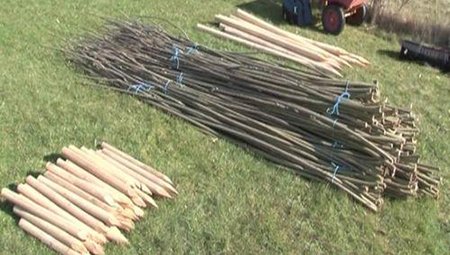 Плетений паркан своїми руками гілок, дощок або ПВХ лози