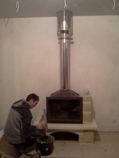 Короб для каміна з гіпсокартону або суперизола своїми руками