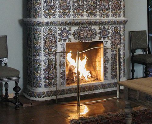 Облицювання каміна плиткою своїми руками: фото та відео