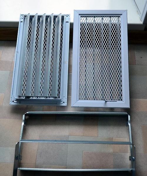 Вентиляційні решітки для камінів: огляд видів