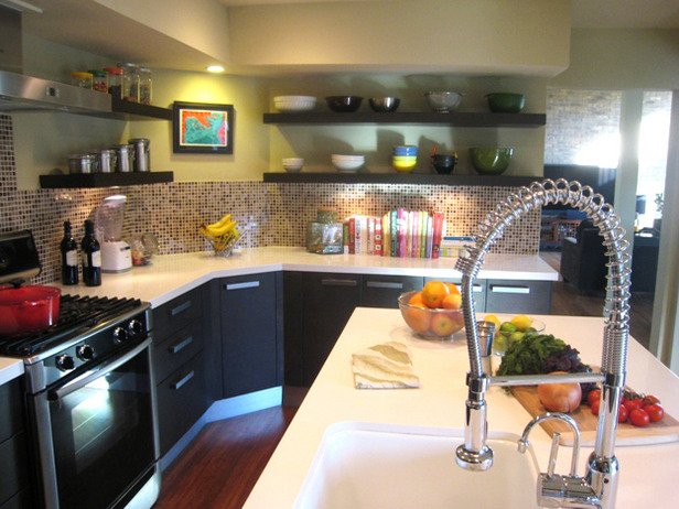 Робоча зона кухні:ідеї дизайну і планування