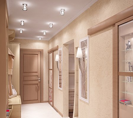 Як розташувати світильники на натяжній стелі: схеми і варіанти