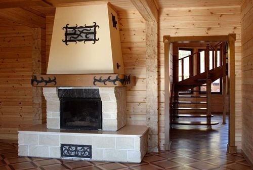 Камін на другому поверсі деревяного будинку: фундамент, відео своїми руками