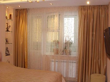 Штори для спальні своїми руками: легко і красиво