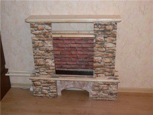 Як і з чого зробити штучний камін