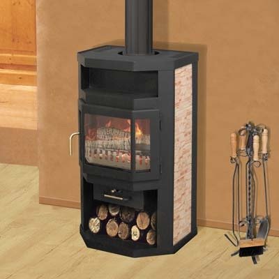 Фото і відгуки про піч камін Охта з чавунною плитою