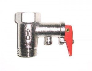 Запобіжний клапан для водонагрівача і зворотний клапан (фото)