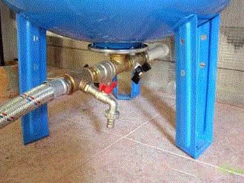 Установка розширювального бака в системі опалення: підключення та монтаж Установка розширювального бака в системі опалення: підключення та монтаж