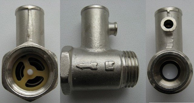 Запобіжний клапан для бойлера   призначення, будову, правила монтажу