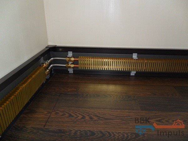 Конвектор плінтусний пристрій, застосування, монтаж Конвектор плінтусний пристрій, застосування, монтаж