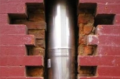 Установка димоходу з нержавіючої сталі своїми руками