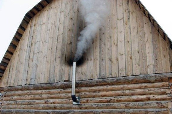 Димар в лазні своїми руками, установка через стелю та стіну Димар в лазні своїми руками, установка через стелю та стіну