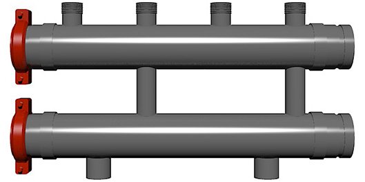Розподільча гребінка для опалення, монтаж розподільного колектора системи опалення
