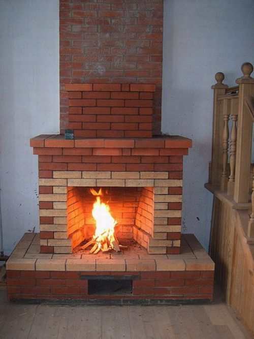 Маленький камін для дачі: будуємо своїми руками з цегли, відео