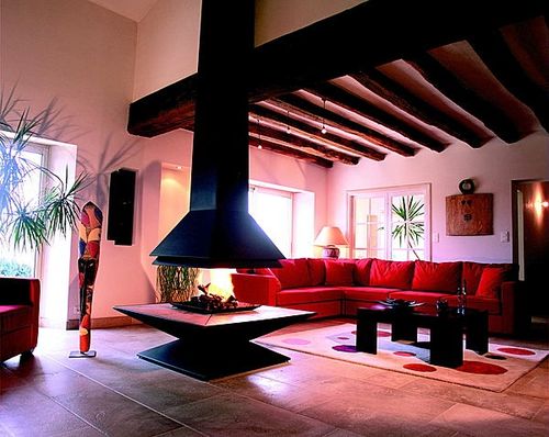 Каміни відкритого типу: фото варіанти, своїми руками Каміни відкритого типу: фото варіанти, своїми руками