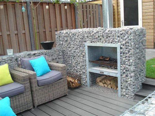 Садовий камін з барбекю, піч, мангал