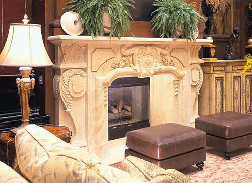 Камяні каміни для дому: фото в інтерєрі