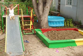 Дитяча гірка своїми руками: креслення, технологія виготовлення