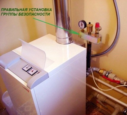 Група безпеки котла в системі опалення: принцип роботи, уствановка, підключення Група безпеки котла в системі опалення: принцип роботи, уствановка, підключення