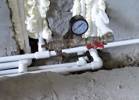 Опресовування системи опалення возухом, акт обпресування