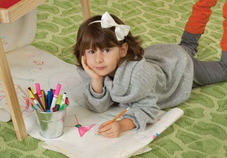 Як вибрати ковролін для дитячої кімнати з малюнком