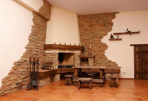 Як своїми руками викласти камін з каменю: фото і відео порталів в інтерєрі