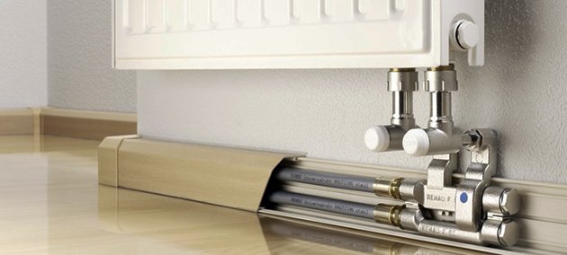 Плинтусное опалення своїми руками, система теплий плінтус