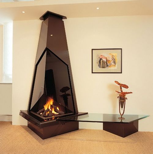 Пристінні каміни: кутові, електричні, з цегли своїми руками