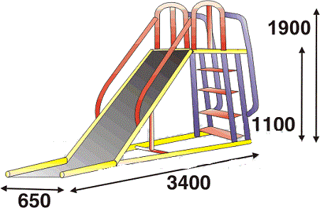 Дитяча гірка своїми руками: креслення, технологія виготовлення