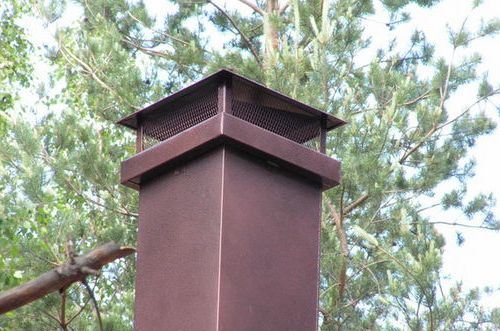 Іскрогасник на димохід: креслення своїми руками, фото