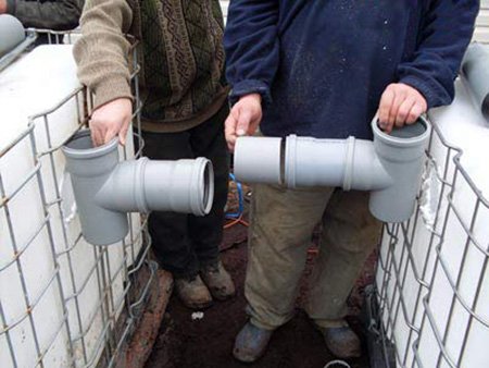 Септик з еврокубов своїми руками: схема, пристрій