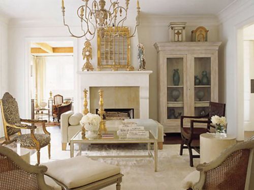 Камін в стилі Прованс в інтерєрі: фото ідеї своїми руками