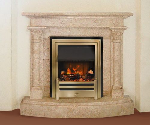 Портал для каміну з штучного мармуру: фото в інтерєр Портал для каміну з штучного мармуру: фото в інтерєр