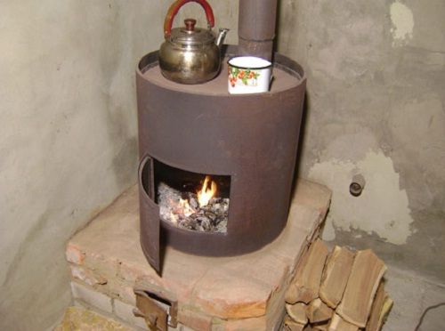 Схема, креслення печі буржуйки: відео створення своїми руками